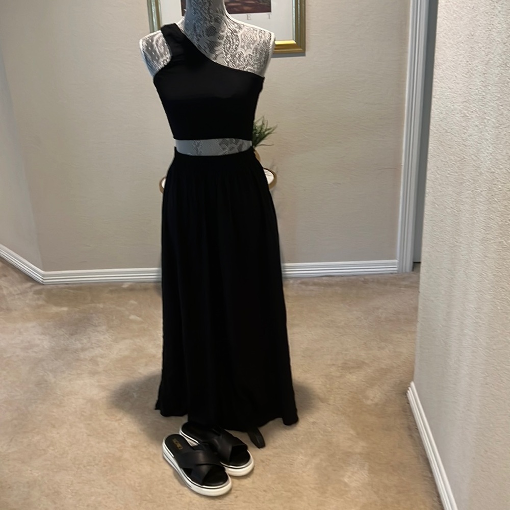 Black Maxi Skirt & Top
